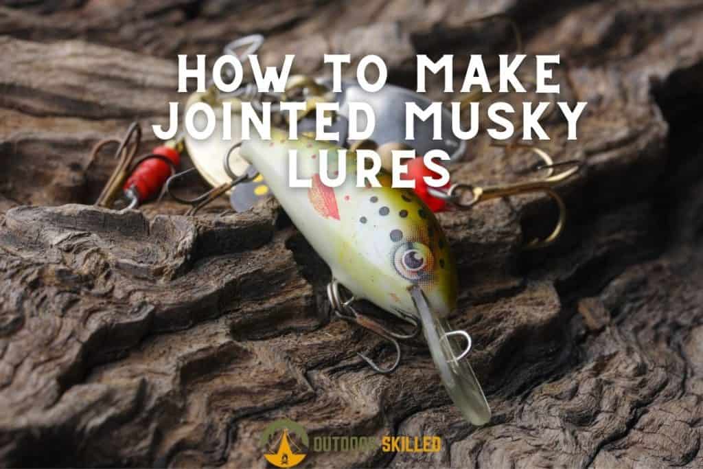 an image of a lure to illustrate how to make jointed lures for muskies