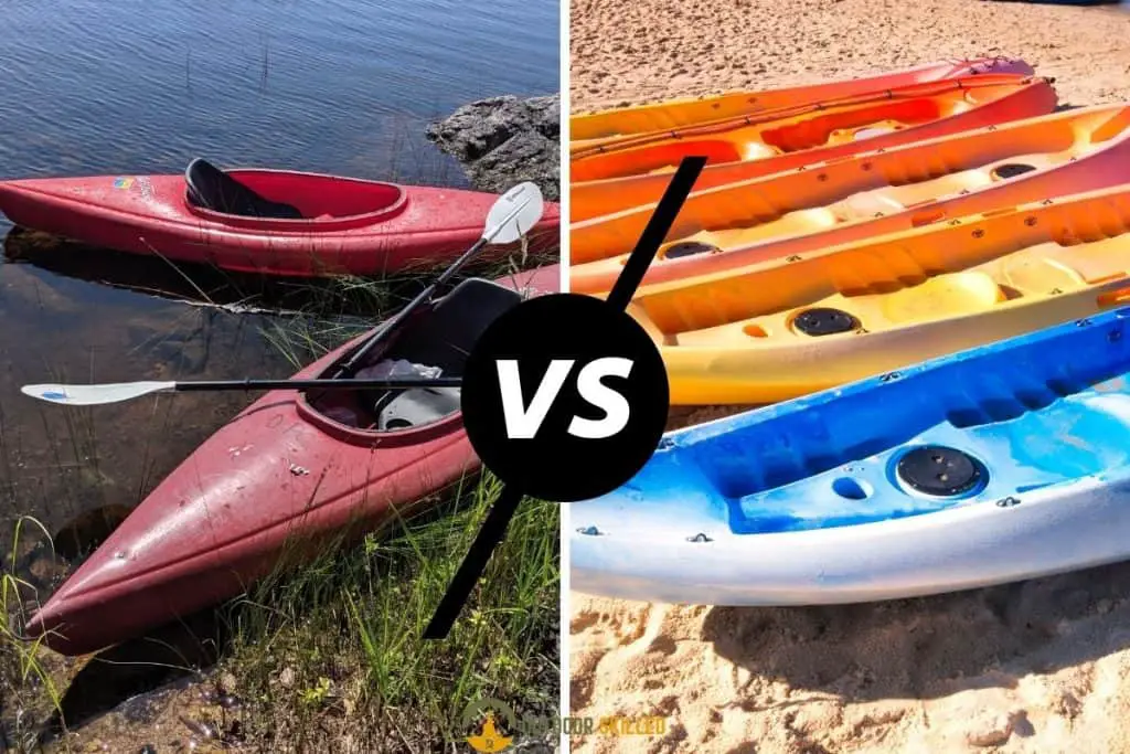 sit-on-top vs sit-in kayak