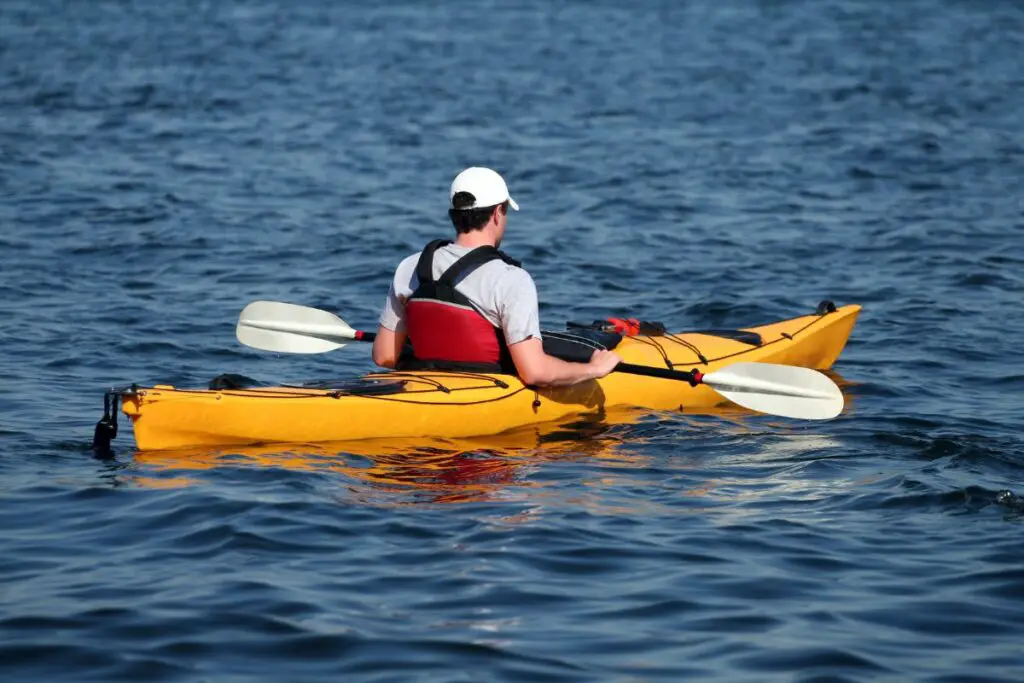 a photo of a sea kayak to show are sea kayaks more stable